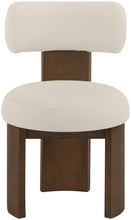 Load image into Gallery viewer, Atelier - Vegan Leather Upholstered Dining Chair (Set of 2) - Taupe / Painted Brown
