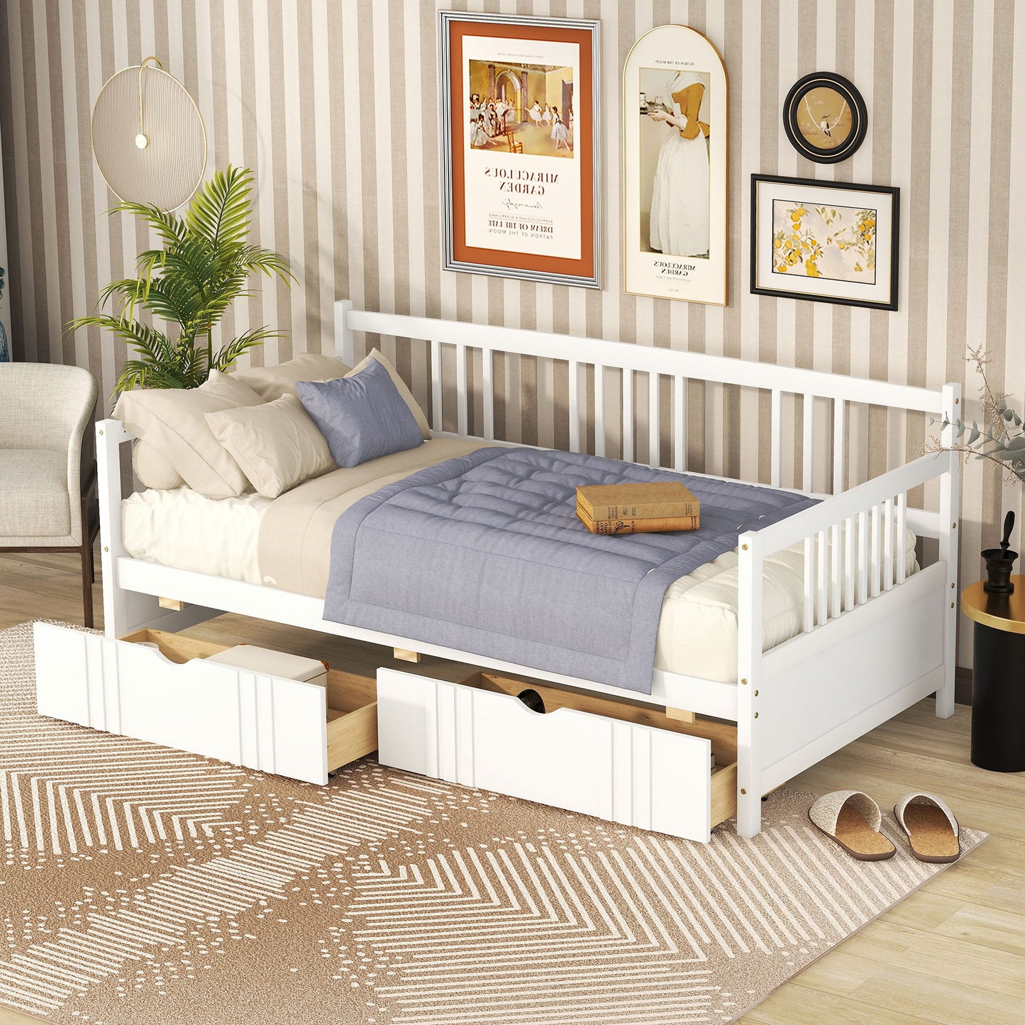 Multifunctional Elegant Modern Daybed