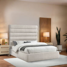 Load image into Gallery viewer, Adam - Linen Fabric Bed With 70.5" Headboard
