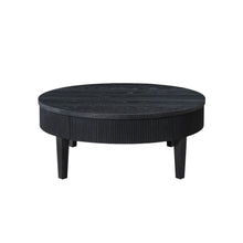Load image into Gallery viewer, Tate - Round One Drawer Coffee Table - Black
