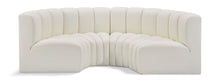 Load image into Gallery viewer, Arc - Faux Leather 4 Piece U-Shaped Modular Sofa
