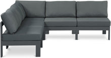 Load image into Gallery viewer, Nizuc - Outdoor Patio 5 Piece Modular Sectional With Gray Frame
