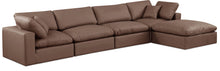 Load image into Gallery viewer, Comfy - 5 Piece Faux Leather Modular Sectional With Chaise
