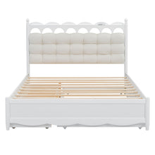 Load image into Gallery viewer, Storage Platform Bed, With 2 Big Drawers, Trundle, One Set Of Sockets &amp; USB Ports
