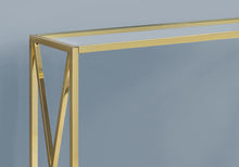 Load image into Gallery viewer, Accent Console Table For Entryway, Contemporary &amp; Modern - Gold

