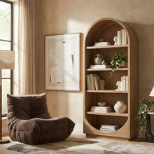 Load image into Gallery viewer, Hearth - Oak Veneer And Solid Wood Bookcase
