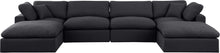 Load image into Gallery viewer, Comfy - 6 Piece Linen Modular Double Chaise Sectional
