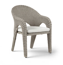 Load image into Gallery viewer, Seacrest - Olefin Water Resistant Fabric And Wicker Outdoor Patio Dining Chair
