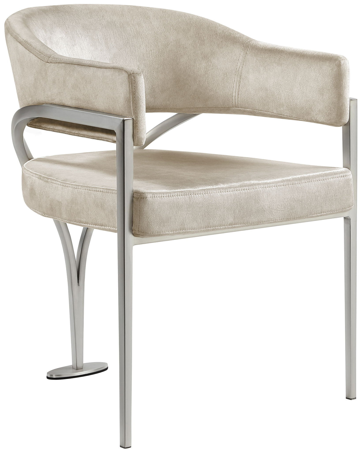 Madelyn - Dining Chair (Set of 2) - Brushed Chrome