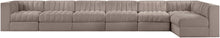 Load image into Gallery viewer, Rummi - Velvet Performance Fabric Upholstered 7 Piece Modular Sectional, L-Shaped (Right)
