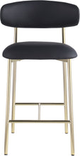 Load image into Gallery viewer, Lupita - Counter Stool With Brushed Gold Frame (Set of 2)
