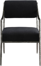 Load image into Gallery viewer, Bastille - Upholstered Dining Arm Chair (Set of 2) - Silver Frame
