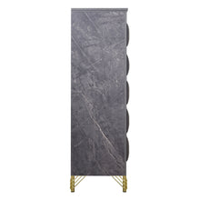 Load image into Gallery viewer, Symmetry - 5 Drawer Chest - Charcoal

