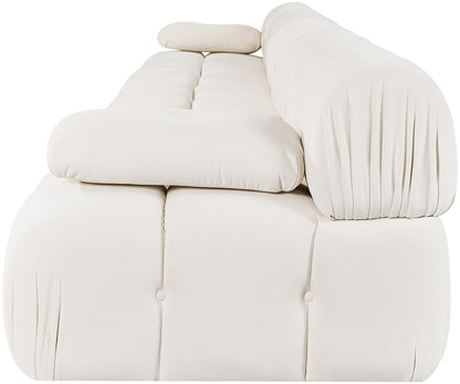 Orin - Velvet 5 Piece Modular Armless Sofa