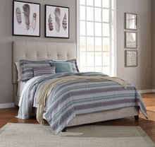 Load image into Gallery viewer, Culverbach - 5 Pc. - Dresser, Mirror, Queen Upholstered Bed, 2 Nightstands - Gray
