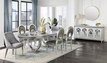 Load image into Gallery viewer, D107 - Oval Dining Table - Shimmer Silver
