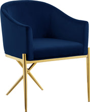 Load image into Gallery viewer, Xavier - Dining Chair with Gold Legs
