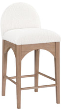 Load image into Gallery viewer, Waldorf - Boucle Stool With Natural Legs
