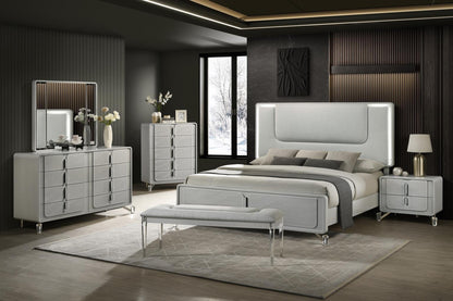 B023 - Nightstand - Cool Gray