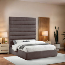 Load image into Gallery viewer, Adam - Linen Fabric Bed With 89" Headboard
