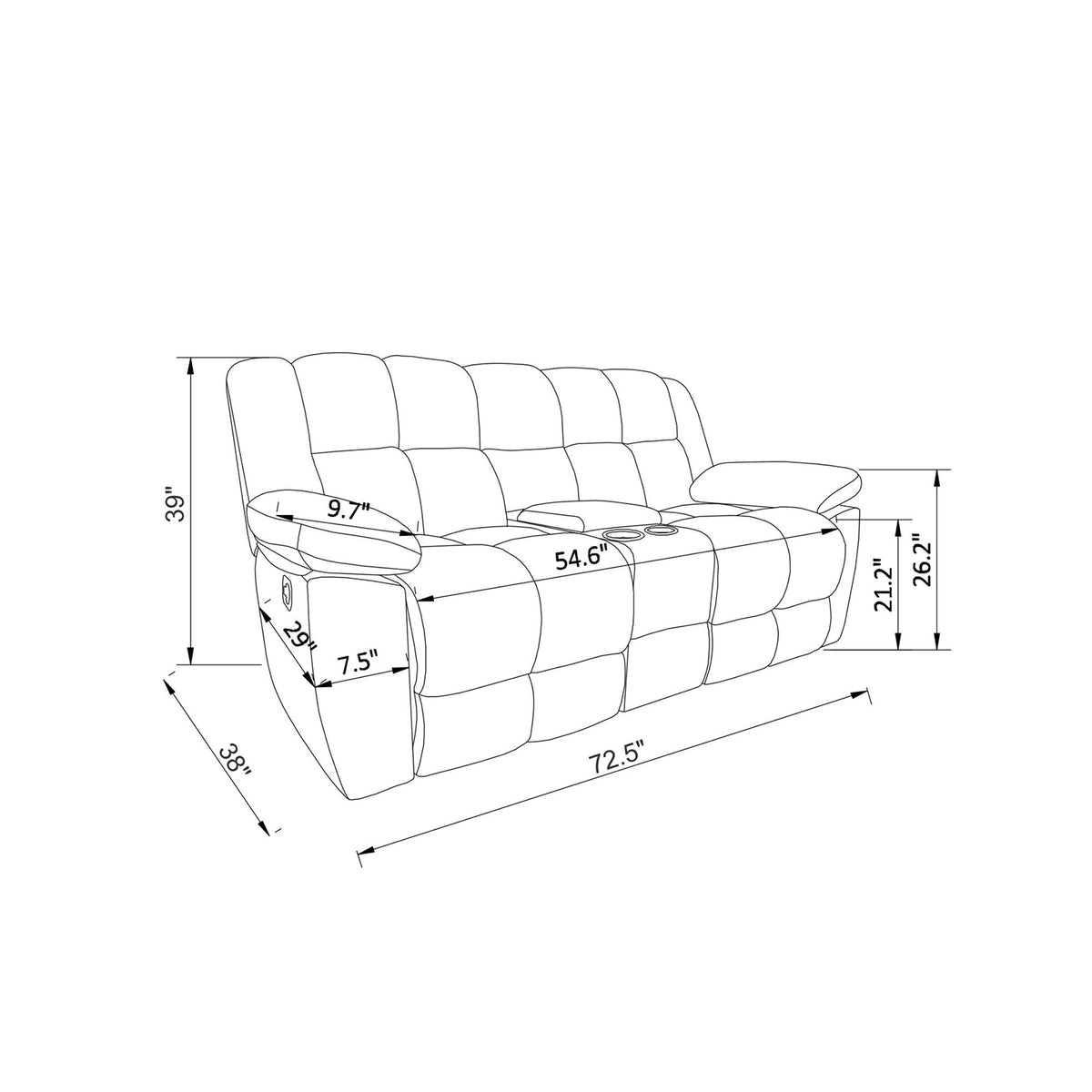 Liam - Reclining Set