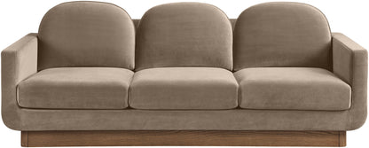 Diviento - Velvet Performance Fabric Upholstered Sofa