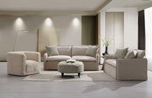 Load image into Gallery viewer, Upendo - Pattern Fabric 3 Pieces Living Room Set - Beige Yakety Yak Sand
