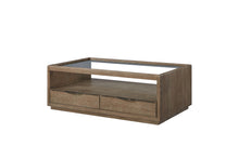 Load image into Gallery viewer, Trilogy - Glass Top Cocktail Table - Cocoa
