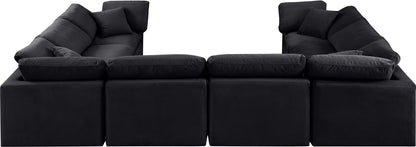Indulge - Velvet 8 Piece Modular Sectional