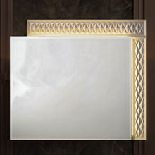 Load image into Gallery viewer, Stanley - LED Bedroom Mirror With Crocodile Texture Frame (Dresser Not Included) - Gray
