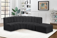Load image into Gallery viewer, Arc - Faux Leather 5 Piece Corner Modular Sofa
