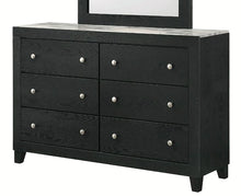 Load image into Gallery viewer, Crown Mark Furniture Cadence 6 Drawer Dresser in Black image
