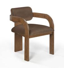 Load image into Gallery viewer, Cedra - Velvet Performance Fabric Upholstered Dining Chair (Set of 2) - Brown Frame
