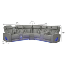 Load image into Gallery viewer, Fortuner - Power Recliner Sectional Sofa
