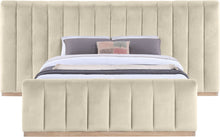 Load image into Gallery viewer, Amara - Velvet Upholstered Bed
