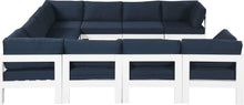 Load image into Gallery viewer, Nizuc - Outdoor Patio 10 Piece Modular Sectional With White Frame
