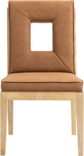 Load image into Gallery viewer, Gwendolyn - Faux Leather Dining Side Chair With Natural Frame (Set of 2)
