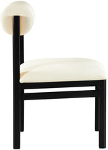 Load image into Gallery viewer, Roundhill - Faux Leather Dining Chair (Set of 2) - Black Frame
