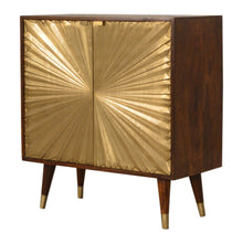 Load image into Gallery viewer, Manila - Cabinet - Gold / Brown
