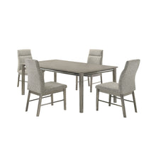 Load image into Gallery viewer, Lennox - 5 Piece Dining Room Set (Dining Table With 4 Chairs) - Gray / Silver
