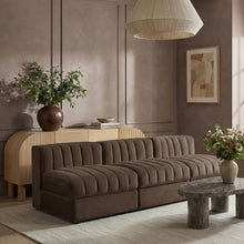 Load image into Gallery viewer, Rummi - Velvet Performance Fabric Upholstered 3 Piece Modular Armless Sofa

