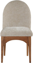 Load image into Gallery viewer, Waldorf - Chenille Dining Side Chair With Brown Legs
