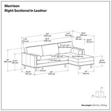 Load image into Gallery viewer, Morrison - Upholstered Sectional Sofa
