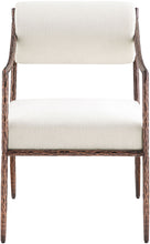 Load image into Gallery viewer, Bastille - Upholstered Dining Arm Chair (Set of 2) - Bronze Frame
