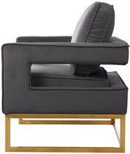 Load image into Gallery viewer, Noah - Accent Chair with Gold Legs
