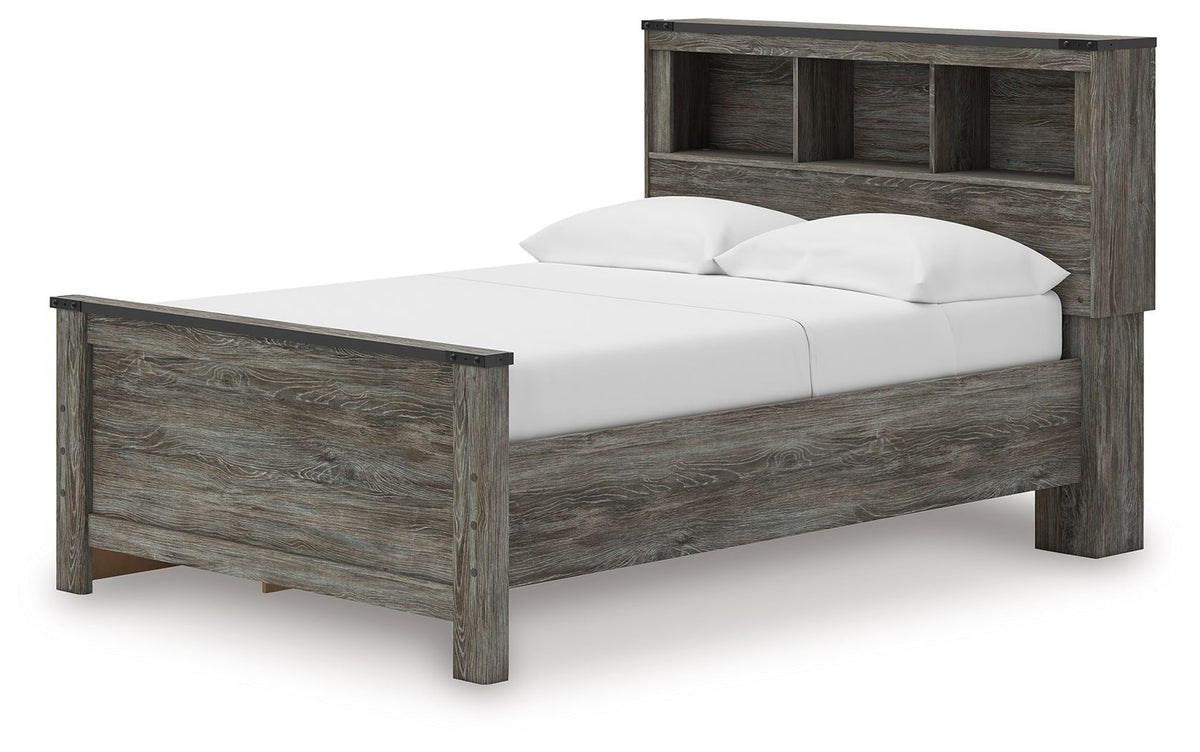 Frandern - Bookcase Panel Bed
