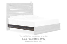 Load image into Gallery viewer, Drystan - King Panel Rails - Brown / Beige

