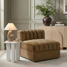 Load image into Gallery viewer, Rummi - Velvet Performance Fabric Upholstered Modular Armless Chair
