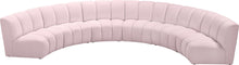 Load image into Gallery viewer, Infinity - 6 Piece Velvet Modular Sectional

