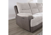 Load image into Gallery viewer, U3822 - Loveseat With Pullout Bed - Beige / Brown
